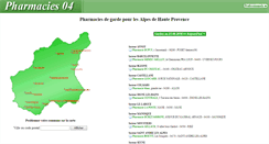 Desktop Screenshot of pharmacie04.fr