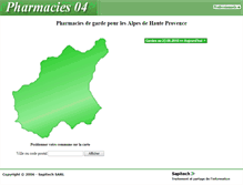 Tablet Screenshot of pharmacie04.fr